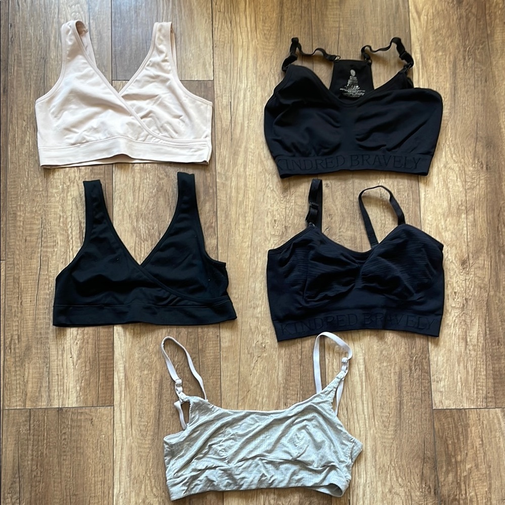 Kindred Bravely / Auden / Bodily Nursing Bras (Total of 5)